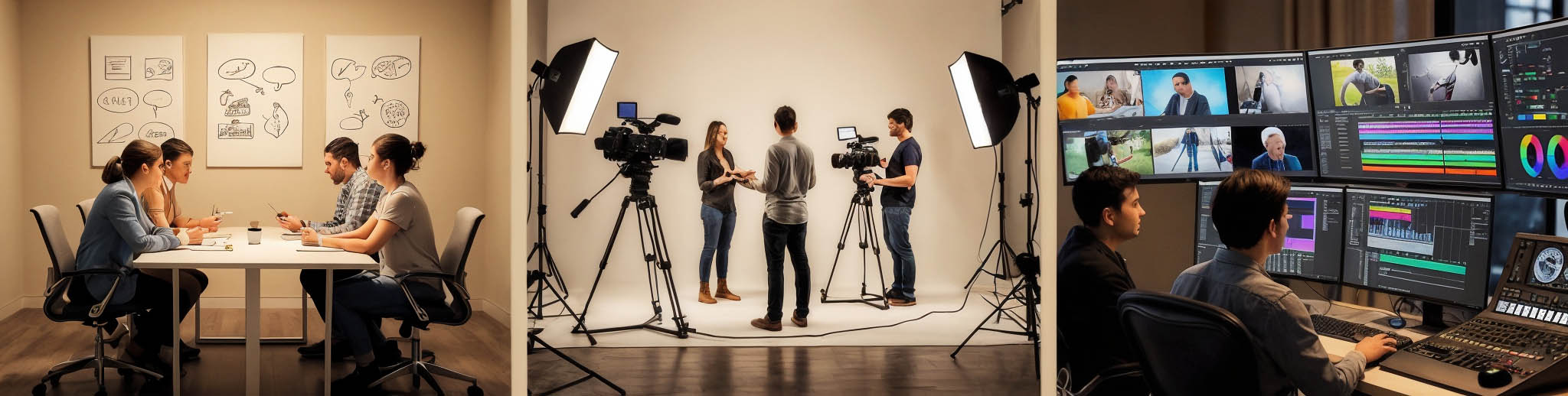 Processus de production vid�o INOVATIO